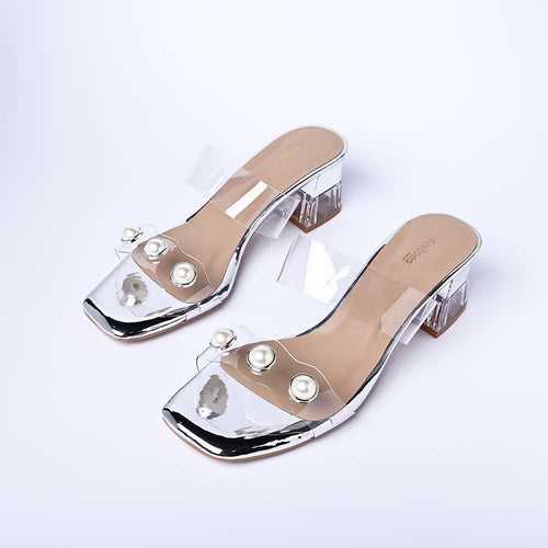 Silver Pearlway Slipons