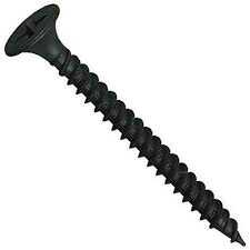 No.6 Black Oxide CSK Phillips Dry Wall Screws - Pack of 1000