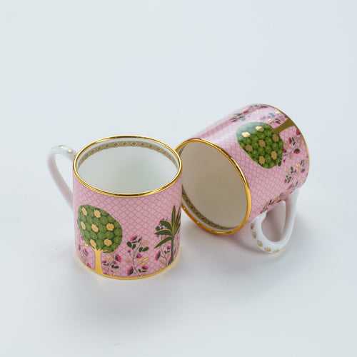 KAUNTEYA PICHWAI  Tea Mug Pink ( Set of 2 )