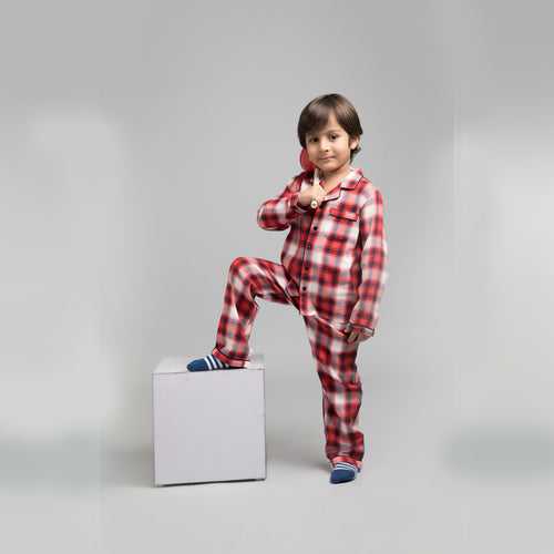 Yarn Dyed Check Board PJ Set – Toddler Boys