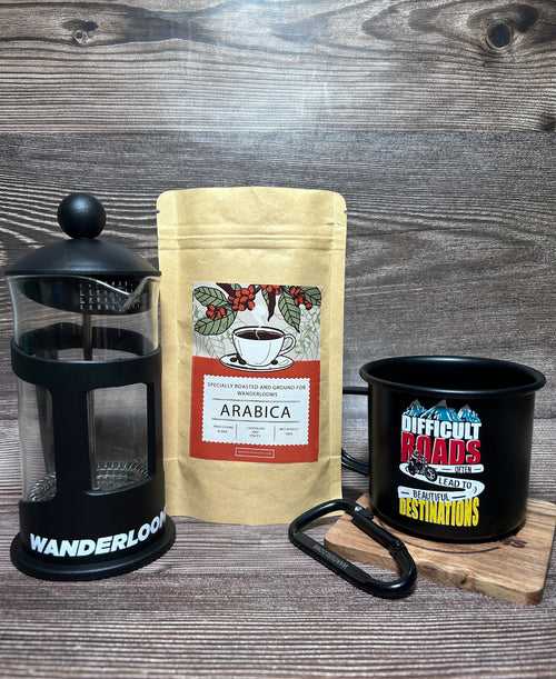 Adventure Press Kit wit 100 Grams Grounded Coffee