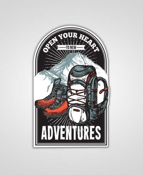 Adventure Backpack Sticker