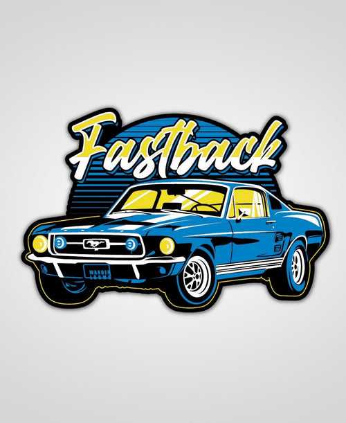 Fastback Sticker