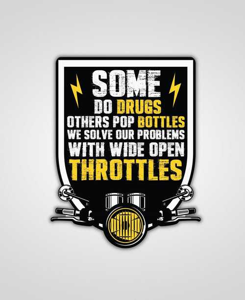 Throttle Addict Sticker