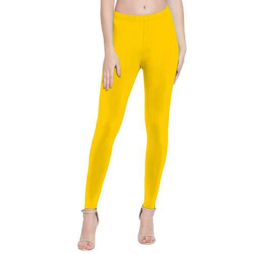 Presta Ankle Legging Premium - Mango Yellow