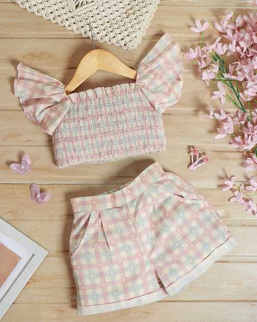 Lola Pink Gingham Co-ord