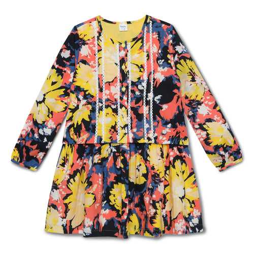 Kid Girls Full Sleeve Printed Dress