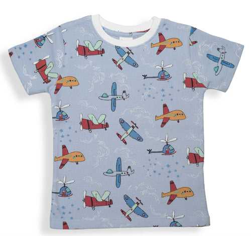 Baby Boys Half Sleeve Printed T-Shirt