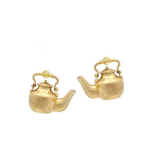 Wah Taj Kettle Ear Rings