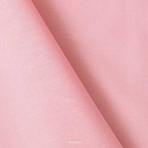(CUT PIECE) Peach Pear Color Pure Cotton Linen Fabric (Width 42 Inches)