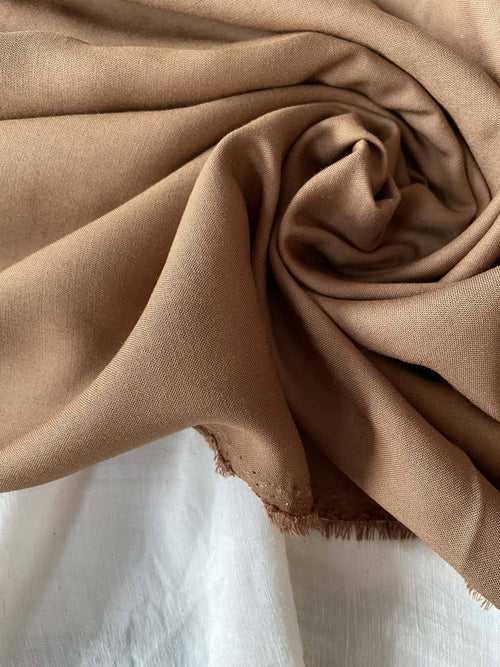Peanut Color Pure Rayon Fabric