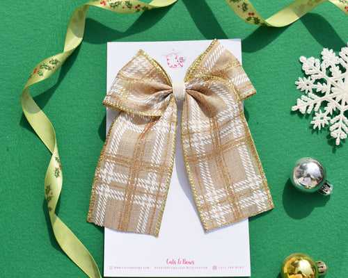 Champagne Ribbon Bow