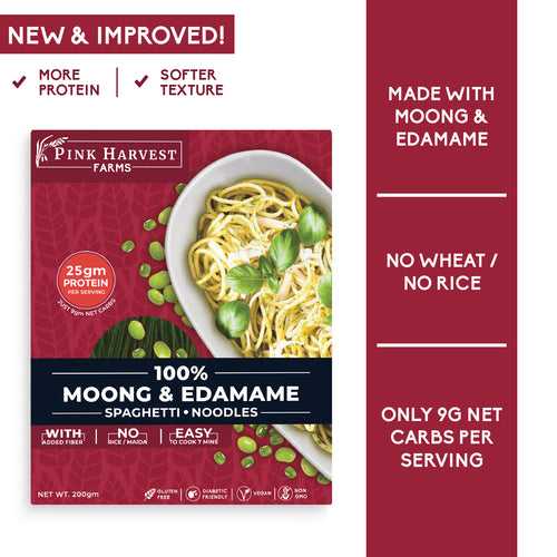 100% Moong & Edamame Spaghetti Noodles