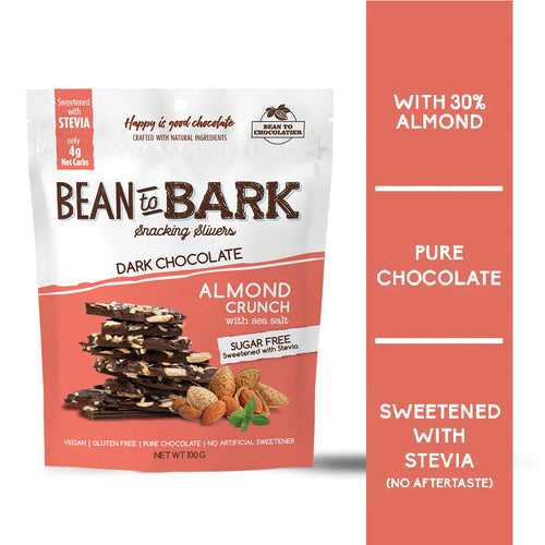 Bean To Bark - Dark Chocolate Sugar Free Almond Crunch