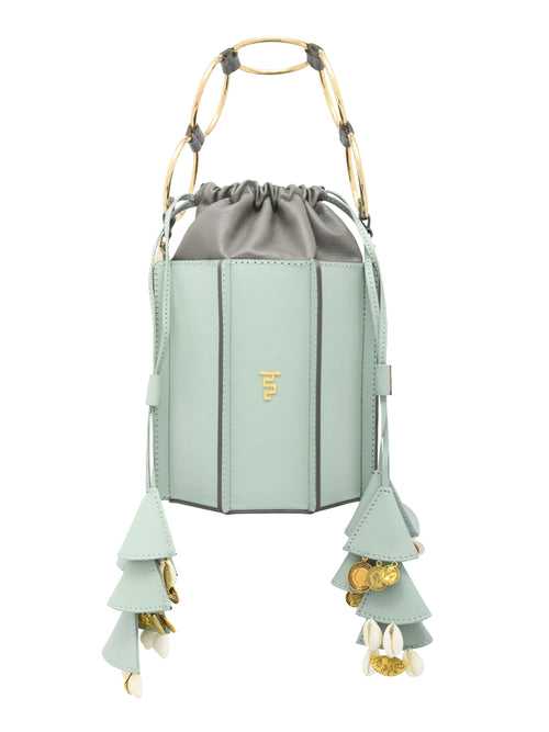 Sunlit Bucket Bag - Mint & Grey