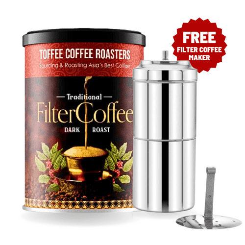 South Indian Filter Coffee + Free Filter Coffee Maker