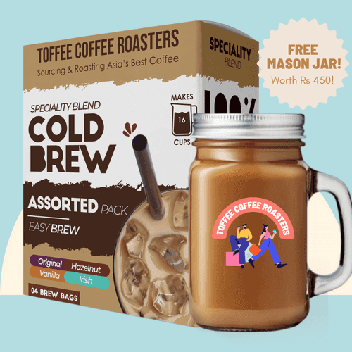 Assorted Cold Brew Bags | Free Mason Jar