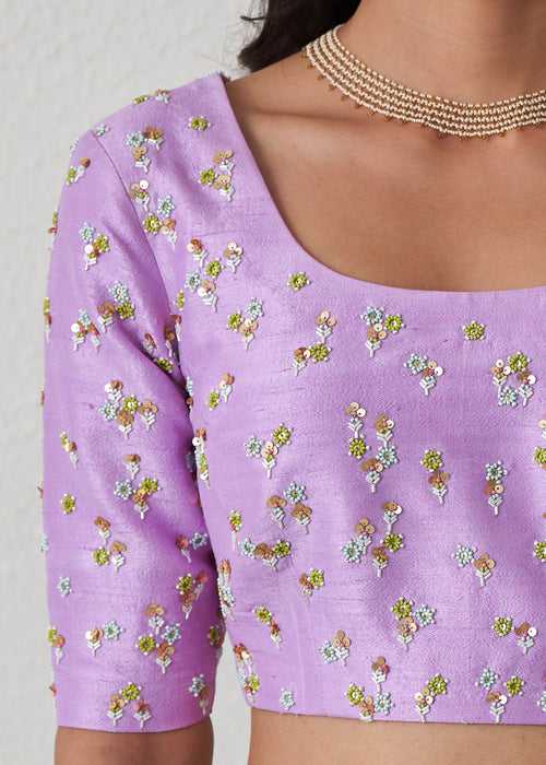 Cluster Blouse - Lavender