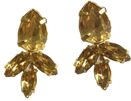 Topaz Fleur Earrings