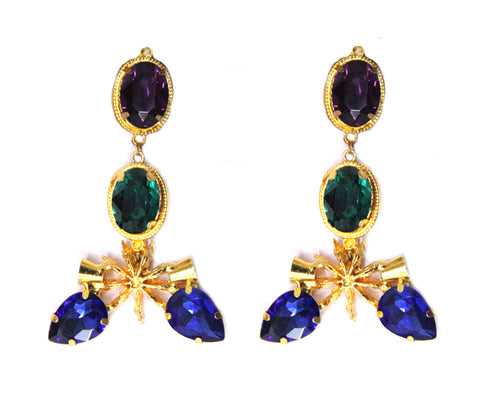 Peacock Pride Cresenza Earrings