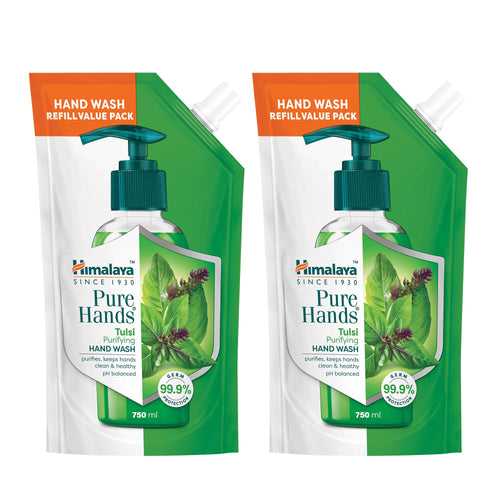 Himalaya Pure Hands Tulsi Purifying Hand Wash- 750ml x 2