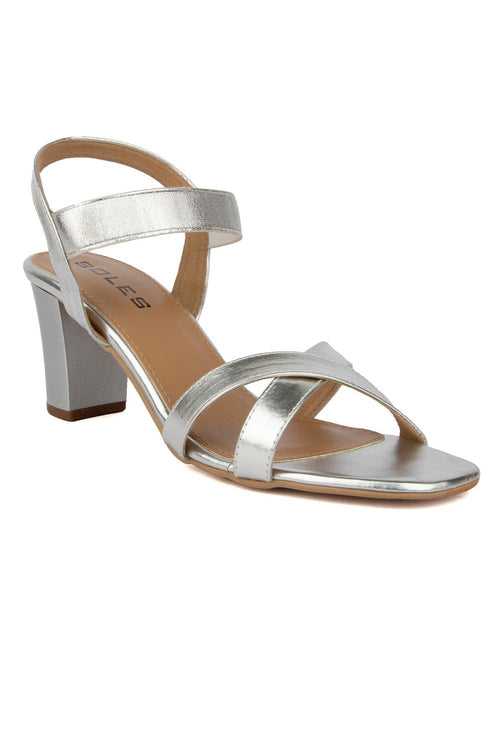 SOLES Women  Silver Heels