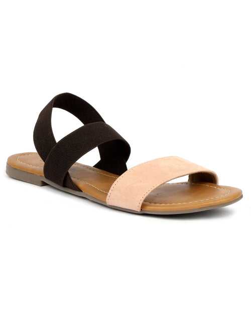 SOLES Pretty Pink Flat Sandals