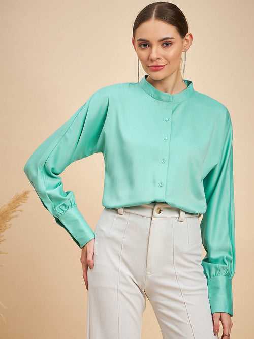 Mandarin Collar Shirt