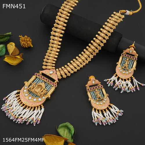 Freemen Handmade antique doli necklace with earring for women - FWC451