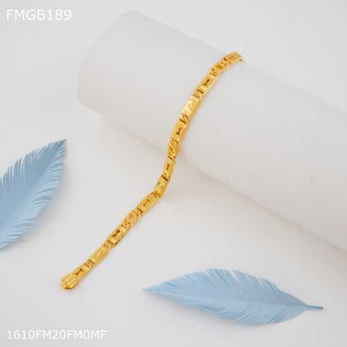 Freemen Arro nawabi gold plated bracelet for Men - FMGB189