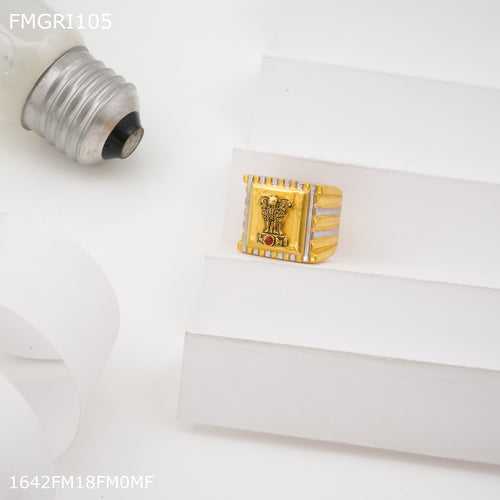 Freeme Gold ring design for men - FMRI105