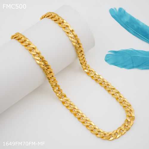 Freemen matte kadi golden chain For Men - FMC500