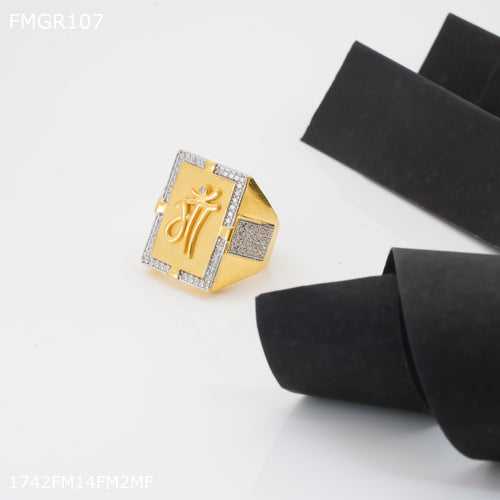 Freeme Maa ad Gold ring design for men - FMRI107