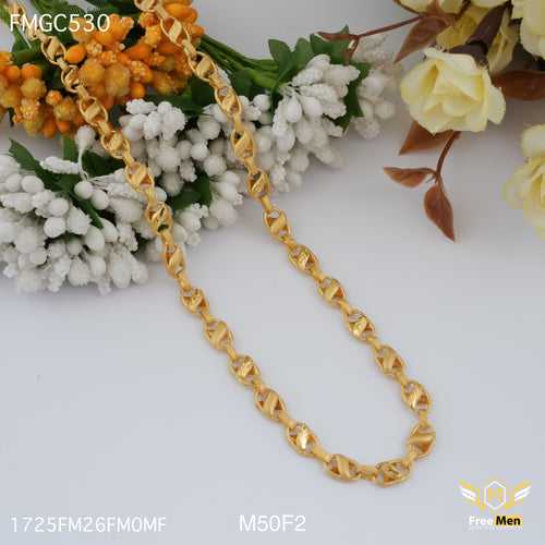 Freemen Delicate Light Weight Leaf chain For Man - FMGC530