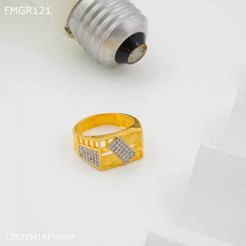 Freeme 1gm AD gold plated ring for men - FMRI121
