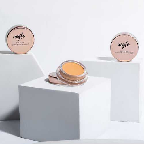 Aegte Skin Filter High Coverage Concealer Hides and Removes Dark Spots Easily Blendable Long Lasting