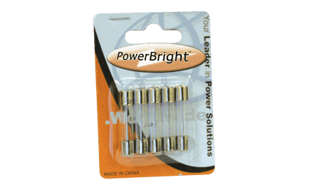 PowerBright F10A - 10 Amp Glass Fuse