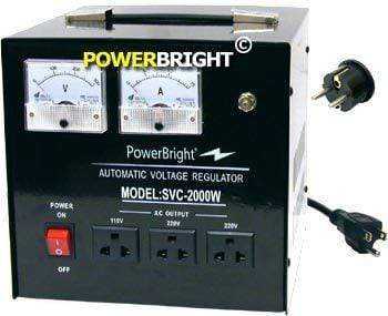 SVC2000 PowerBright 2000 Watt Step Up/Down Voltage Regulator/Converter