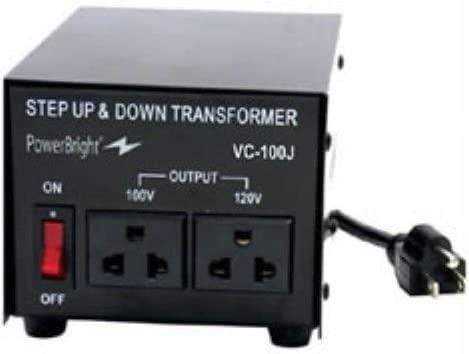 VC100J PowerBright 100 Watt Japanese Voltage Transformer