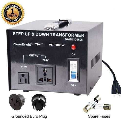 VC2000W PowerBright 2000 Watts Voltage Transformer / Converter