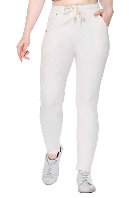 Women Stretchable Slim Fit Yoga Workout Gym Pants with Pockets