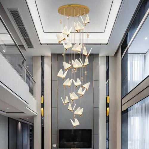 BUTTERFLY DOUBLE HEIGHT CHANDELIER