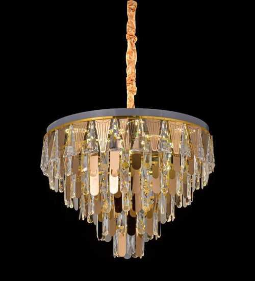 Stello Modern Round Crystal Chandelier - 50 CM