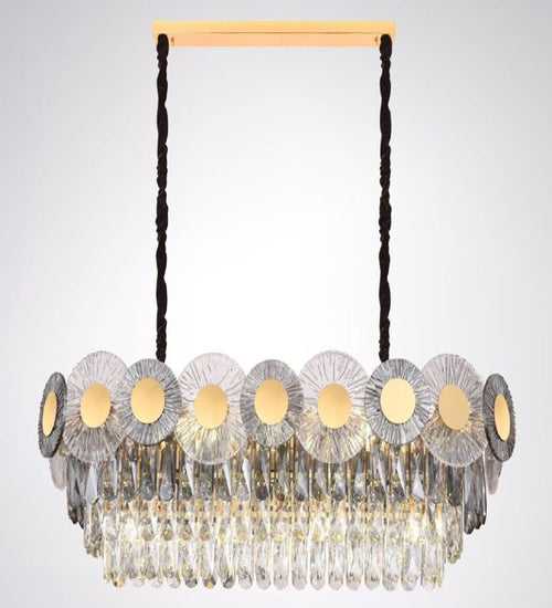 VENICE LINEAR CRYSTAL CHANDELIER