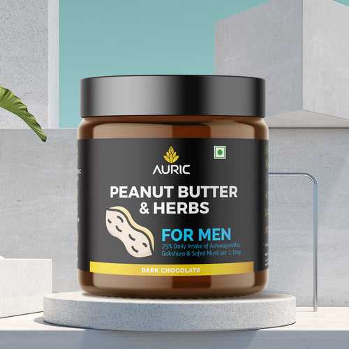 Auric Natural Tasty Peanut Butter (High Protein & Plant Based)