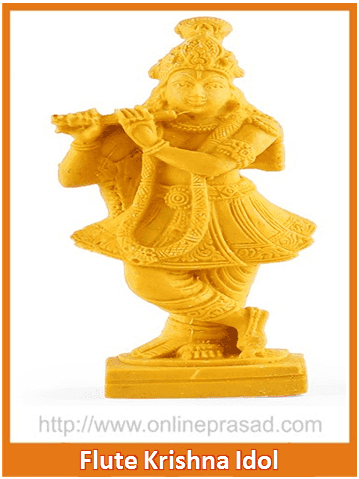 Flute Krishna Idol