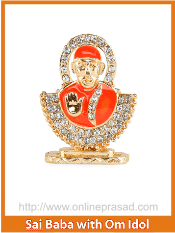 Shirdi Sai Baba In Orange Idol