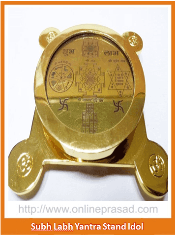 The Subh Labh Stand Yantra Idol