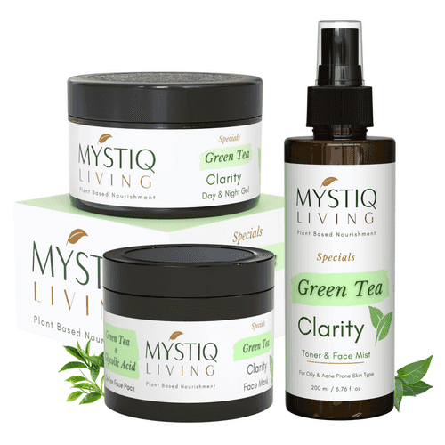 Green Tea Clarity Anti Acne Kit for Oily & Acne Prone Skin