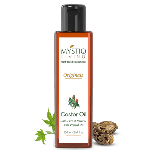 Castor Oil for Hair Growth, Nourishment of Skin | Cold Pressed, 100% Pure & Natural